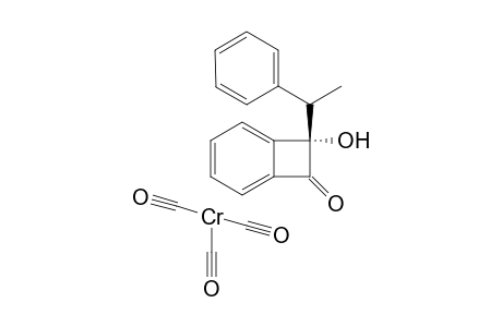 Tricarbonyl[.eta(6).-2-hydroxy-1-oxo-2-(1'-phenylethyl)benzocyclobutene]chromium ( 0)