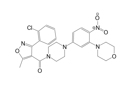4-[5-(4-{[3-(2-chlorophenyl)-5-methyl-4-isoxazolyl]carbonyl}-1-piperazinyl)-2-nitrophenyl]morpholine