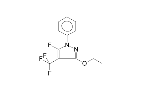 1-PHENYL-3-ETHOXY-4-TRIFLUOROMETHYL-5-FLUOROPYRAZOLE