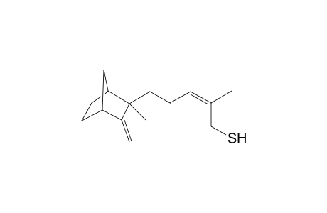(2Z)-2-Methyl-5-(2-methyl-3-methylidenebicyclo[2.2.1]hept-2-yl)pent-2-ene-1-thiol