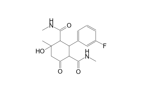 1,3-cyclohexanedicarboxamide, 2-(3-fluorophenyl)-4-hydroxy-N~1~,N~3~,4-trimethyl-6-oxo-