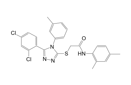 acetamide, 2-[[5-(2,4-dichlorophenyl)-4-(3-methylphenyl)-4H-1,2,4-triazol-3-yl]thio]-N-(2,4-dimethylphenyl)-