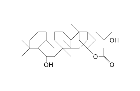 20.alpha.-Acetoxy-hopane-6.alpha.,22-diol