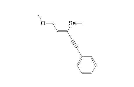 [(Z)-5-methoxy-3-(methylseleno)pent-3-en-1-ynyl]benzene