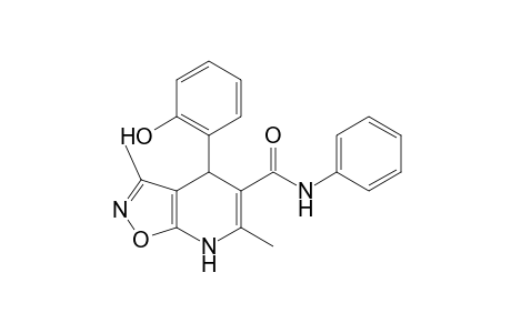 4-(2-Hydroxyphenyl)-3,6-dimethyl-N-phenyl-4,7-dihydroisoxazolo[5,4-b]pyridine-5-carboxamide