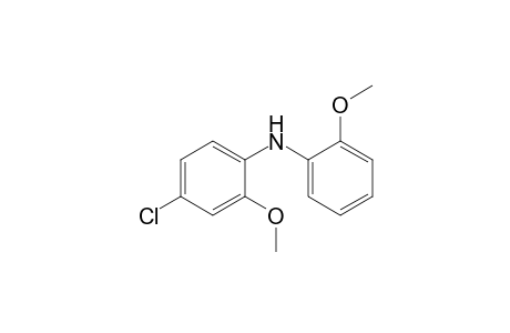 (4-chloro-2-methoxy-phenyl)-(2-methoxyphenyl)amine