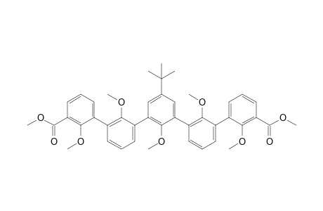 Dimethyl 5"-(1,1-Dimethylethyl)-2,2',2",2"',2""-pentamethoxy[1,1':3',1":3",1''':3"'.1""-quinquephenyl]-3,3""-dicarboxylate