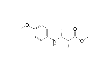 (2R,3R)-2-methyl-3-(p-anisidino)butyric acid methyl ester