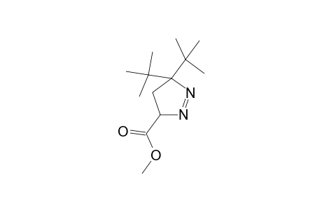 Methyl 5,5-ditert-butyl-4,5-dihydro-3H-pyrazole-3-carboxylate