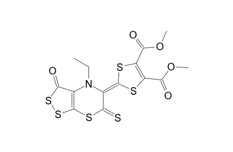 Dimethyl 3-Oxo-4-ethyl-5-(1,3-dithiol-2-ylidenyl)-6-thioxo[1,2]dithiolo[3,4-b][1,4]thiazine-4',5'-dicarboxylate