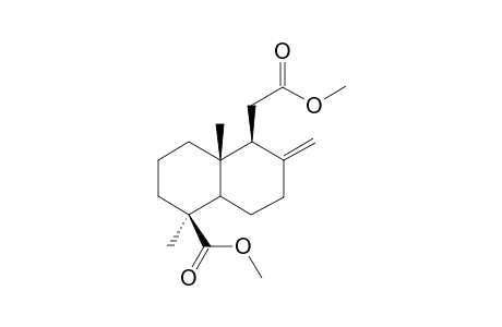 Methyl 2,6-dimethyl-8-methylene-7-(methoxycarbonylmethyl)bicyclo[4.4.0]decane-2-carboxylate