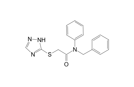 Acetamide, N-benzyl-N-phenyl-2-(2H-[1,2,4]triazol-3-ylsulfanyl)-