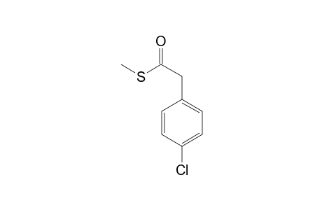 2-(4-Chlorophenyl)ethanethioic acid S-methyl ester