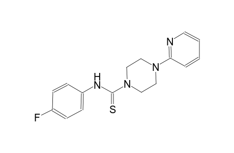 N-(4-fluorophenyl)-4-(2-pyridinyl)-1-piperazinecarbothioamide