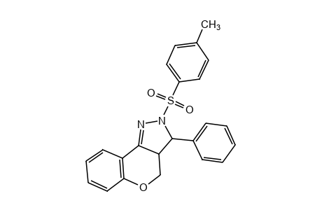 3-phenyl-2,3,3a,4-tetrahydro-2-(p-tolylsulfonyl)[1]benzopyrano[4,3-c]pyrazole