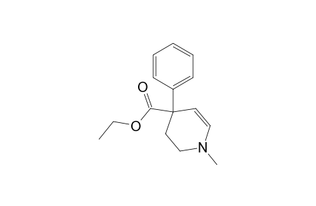 4-Ethoxycarbonyl-1-methyl-4-phenyl-1,2,3,4-tetrahydropyridine