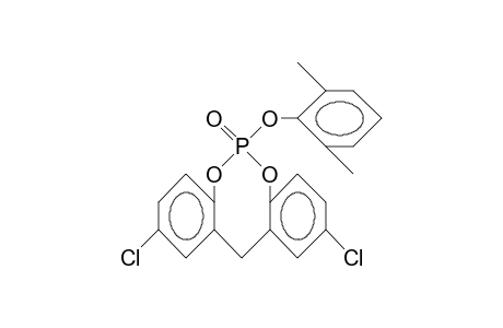 2,10-Dichloro-6-(2,6-dimethyl-phenoxy)-12H-dibenzo(D,G)(1,3,2)dioxaphosphocin 6-oxide