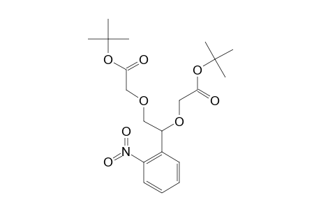 DI-(TERT.-BUTYL)-4-(2-NITROPHENYL)-3,6-DIOXAOCTANEDIOATE;DI-(TERT.-BUTYL)-2,2'-{[1-2-(NITROPHENYL)-ETHANE-1,2-DIYL]-BIS-(OXY)}-BIS-[ACETATE]