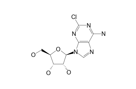 (2R,3R,4S,5R)-2-(6-amino-2-chloro-purin-9-yl)-5-methylol-tetrahydrofuran-3,4-diol