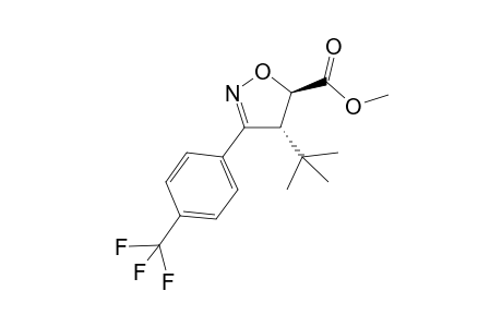 Methyl 3-(4-trifluoromethylphenyl)-4,5-dihydroisoxazole-4-(tert-butyl)-5-carboxylate