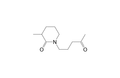 2-Piperidinone, 3-methyl-1-(4-oxopentyl)-
