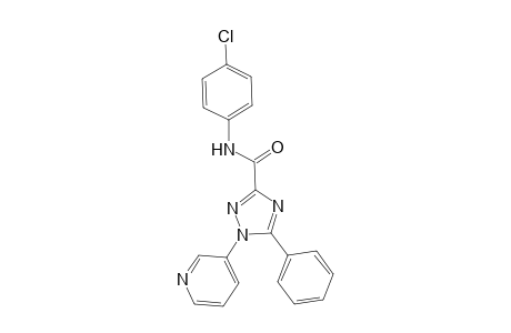 N-(4-chlorophenyl)-5-phenyl-1-(pyridin-3-yl)-1H-1,2,4-triazole-3-carboxamide