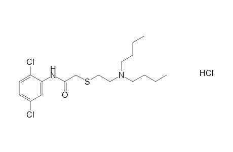 2-{[2-(dibutylamino)ethyl]thio}-2',5'-dichloroacetanildie, monohydrochloride