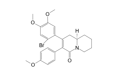 (9aR)-8-(3,4-Dimethoxyphenyl)-1,3,4,6,9,9a-hexahydro-7-(4-methoxyphenyl)-2H-quinolizin-6-one