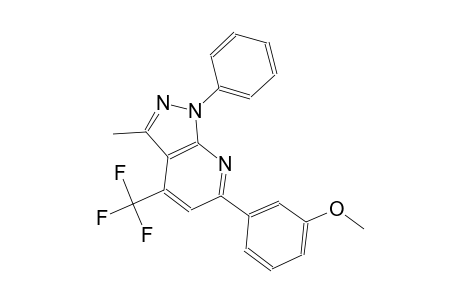 methyl 3-[3-methyl-1-phenyl-4-(trifluoromethyl)-1H-pyrazolo[3,4-b]pyridin-6-yl]phenyl ether