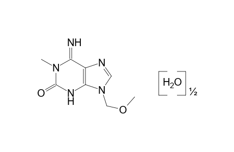 9-(methoxymethyl)-1-methylisoguanine, hemihydrate