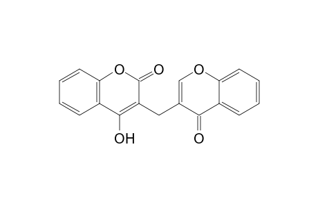 4-Hydroxy-3-(4-oxo-4H-1-benzopyran-3-yl)methylcoumarin