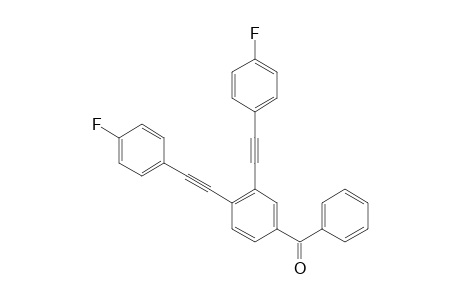 {3,4-Bis[(4-fluorophenyl)ethynyl]phenyl}phenylmethanone