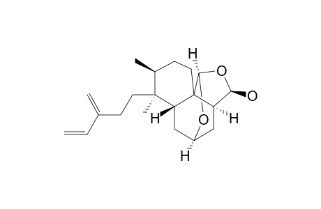 CASEABALANSIN_A;RE-(2-S,4-S,5-R,8-S,9-S,10-R,18-R,19-S)-2,19:18,19-DIEPOXYCLERODA-13-(16),14-DIEN-18-OL