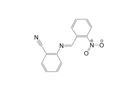 2-([(E)-(2-Nitrophenyl)methylidene]amino)benzonitrile