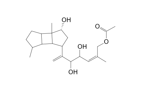 19-Acetoxy-5(R),15,16-trihydroxyspata-13,17(Z)-diene