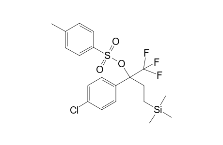 2-(4-Chlorophenyl)-1,1,1-trifluoro-4-(trimethylsilyl)butan-2-yl 4- methylbenzenesulfonate