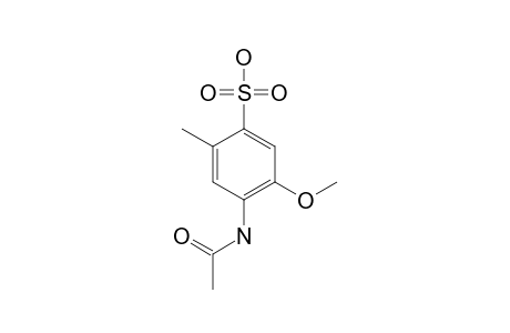 4-ACETAMIDO-2-METHYL-5-METHOXY-BENZENESULFONIC-ACID