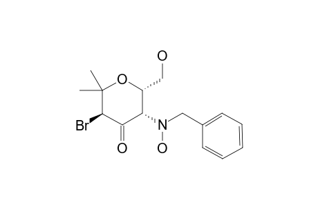 (3S,5S,6S)-5-[BENZYL-(HYDROXY)-AMINO]-3-BROMO-6-(HYDROXYMETHYL)-3,3-DIMETHYLDIHYDRO-2H-PYRAN-4(3H)-ONE