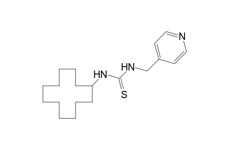 1-cyclodecyl-3-(4-pyridylmethyl)-2-thiourea