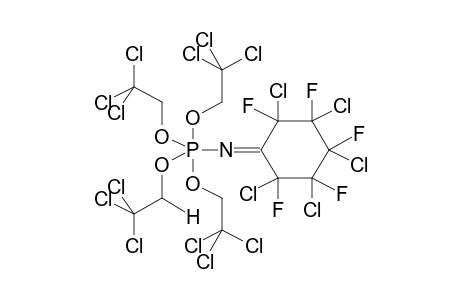 TETRAKIS(2,2,2-TRICHLOROETHOXY)-2,3,4,5,6-PENTACHLORO-2,3,4,5,6-PENTAFLUOROCYCLOHEXYLIDENAMINOPHOSPHORANE