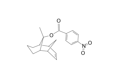 Tricyclo[4.3.1.1(2,5)]undec-3-ene, 10-methyl-10-(p-nitrobenzoyl)oxy-