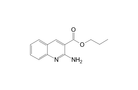 2-Amino-3-quinolinecarboxylic acid propyl ester