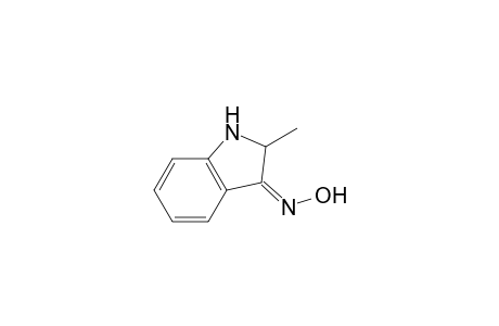 3H-Indol-3-one, 1,2-dihydro-2-methyl-, oxime