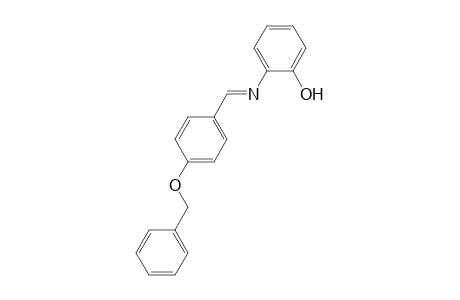 2-(((E)-[4-(Benzyloxy)phenyl]methylidene)amino)phenol