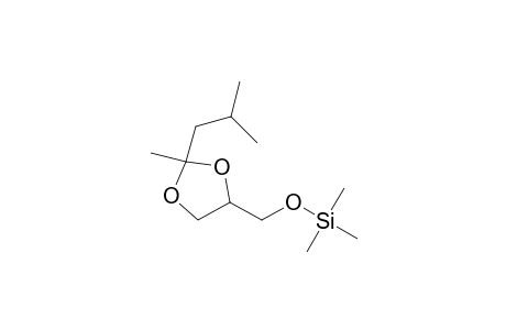 Trimethyl-[[2-methyl-2-(2-methylpropyl)-1,3-dioxolan-4-yl]methoxy]silane