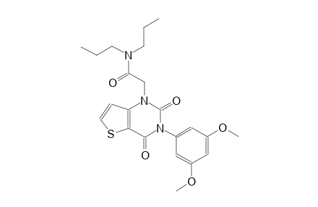 2-(3-(3,5-dimethoxyphenyl)-2,4-dioxo-3,4-dihydrothieno[3,2-d]pyrimidin-1(2H)-yl)-N,N-dipropylacetamide