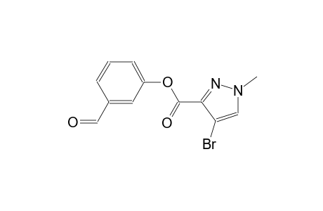 3-formylphenyl 4-bromo-1-methyl-1H-pyrazole-3-carboxylate