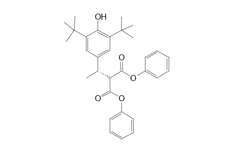 diphenyl (S)-2-(1-(3,5-di-tert-butyl-4-hydroxyphenyl)ethyl)malonate