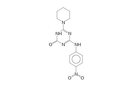 4-(4-Nitroanilino)-6-(1-piperidinyl)-1,3,5-triazin-2(1H)-one