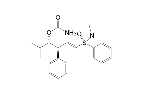 (5E)-2-Methyl-6-[N-methyl-S-(phenylsulfonimidoyl)]-4-phenyl-5-hexen-3-yl carbamate